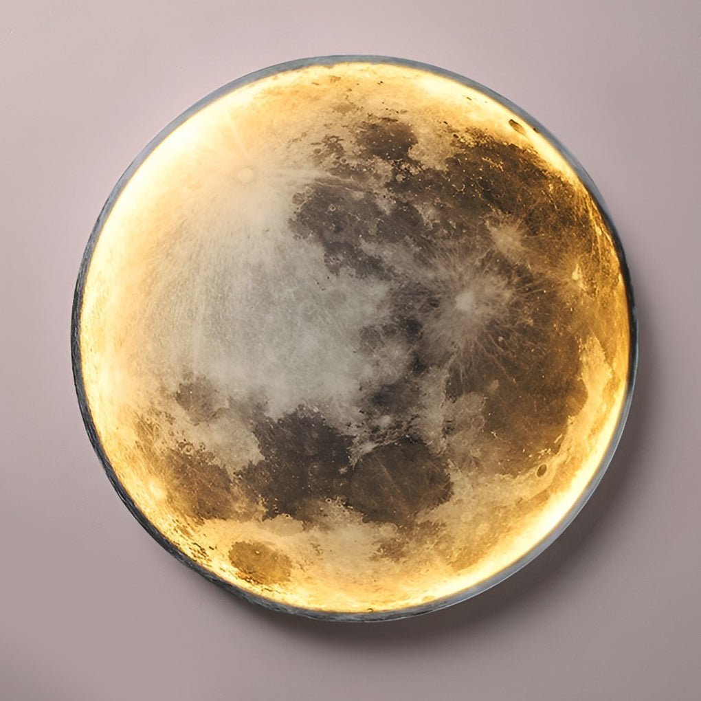 Lunar Moon Dimmable LED Modern Wall Lamp Wall Sconces Lighting Wall Lights-Lighom