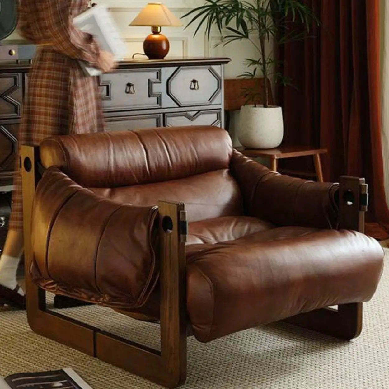 Black modern loose cushions office chairs