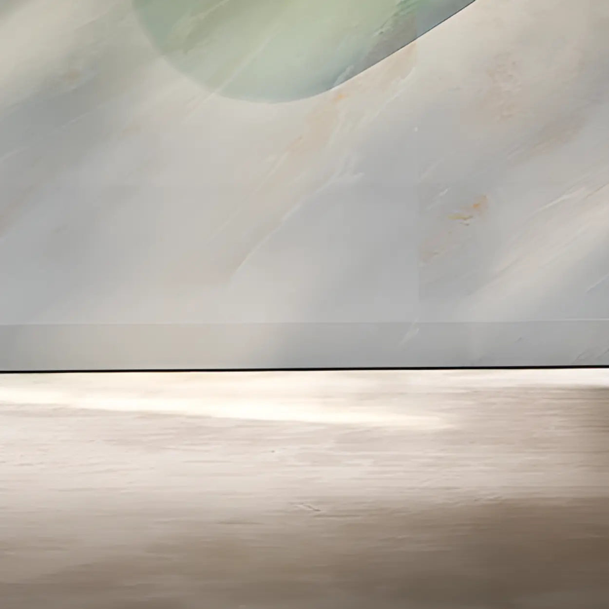 Luxury Stone Abstract Base Beige Console Table