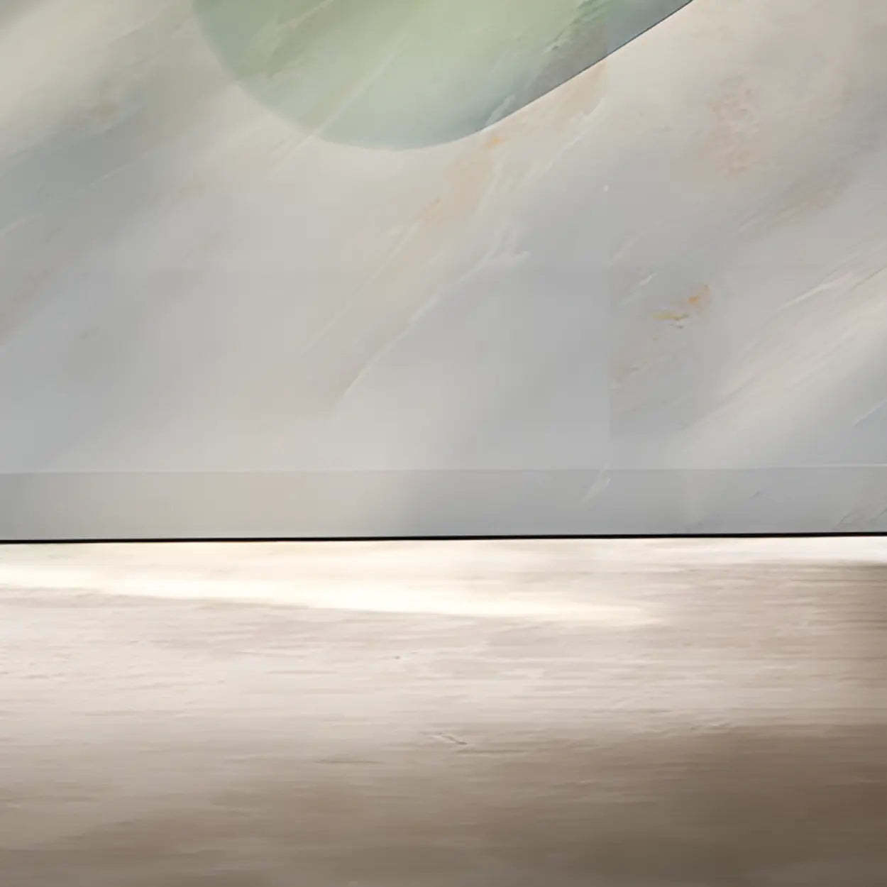 Luxury Stone Abstract Base Beige Console Table