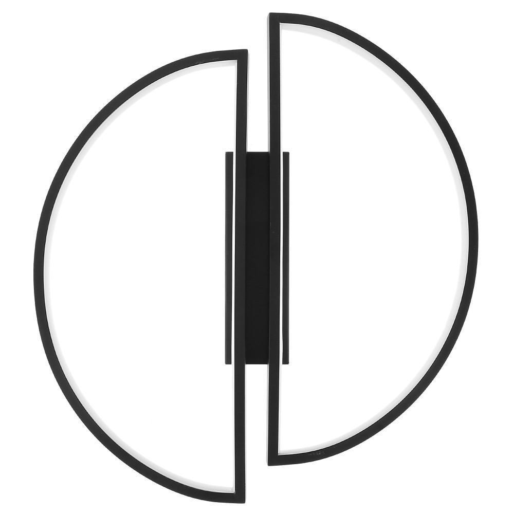Creative Semi Circles Dimmable LED Modern Ceiling Lights Flush Mount Lighting-Lighom