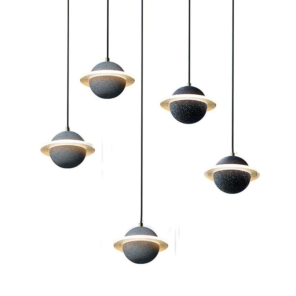 Saturn Acrylic Kitchen Island Pendant