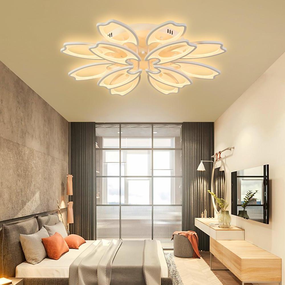 Flower Novelty Flush Mount Ceiling Light Fixtures Modern LED Ceiling Light-Lighom