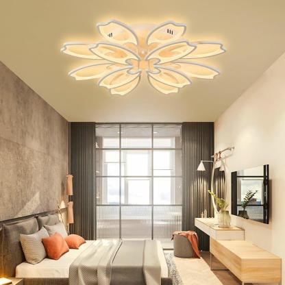 Flower Novelty Flush Mount Ceiling Light Fixtures Modern LED Ceiling Light-Lighom