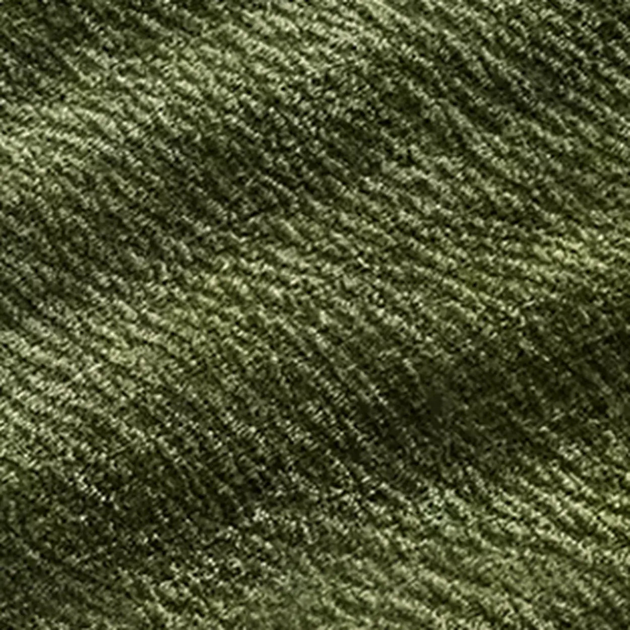 Mid-Century Olive Green Chenille Plush Sofa — Sponge