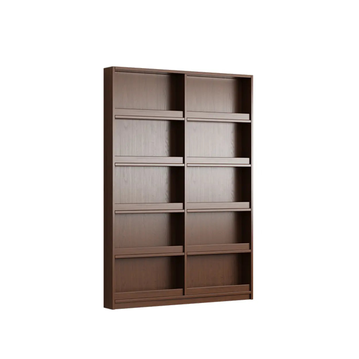 Lighom bookshelf ultra-slim wood bookcases for living room — 31" L x 6" W x 52" H