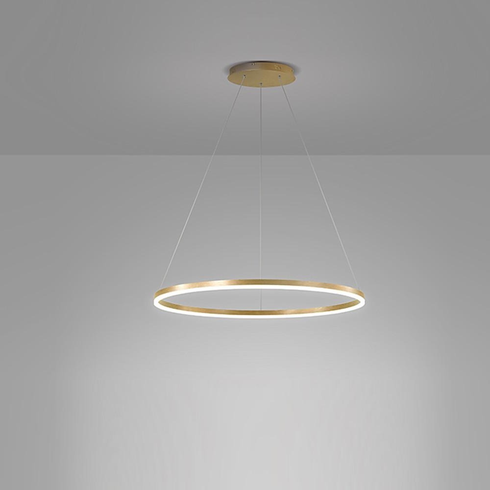 Circle LED Modern Chandelier Pendant Light Hanging Lamp Island Lights-Lighom