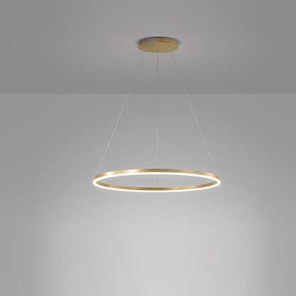 Circle LED Modern Chandelier Pendant Light Hanging Lamp Island Lights-Lighom