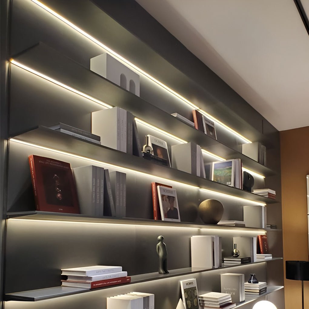 Mini Recessed Invisible LED Strip Lights Under Cabinet Lighting Linear Lights-Lighom