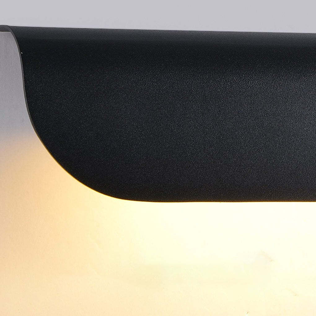 Minimalist Arc Shaped Waterproof Wall Lamp for Outdoor Indoor Corridor Staircase-Lighom