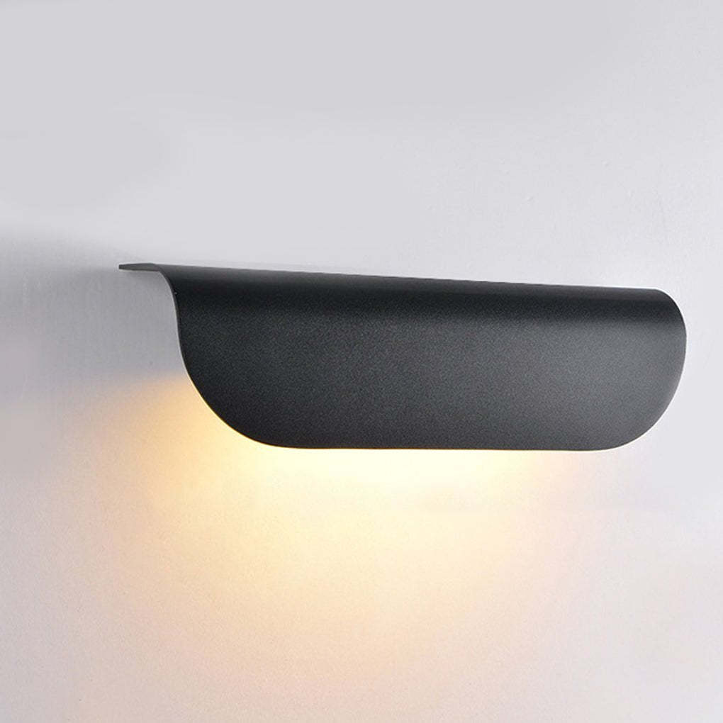 Minimalist Arc Shaped Waterproof Wall Lamp for Outdoor Indoor Corridor Staircase-Lighom