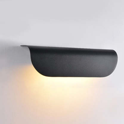 Minimalist Arc Shaped Waterproof Wall Lamp for Outdoor Indoor Corridor Staircase-Lighom