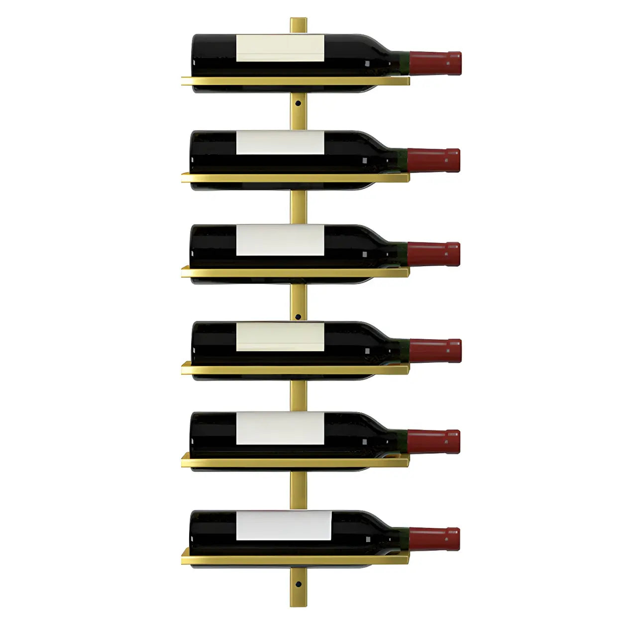 Metal Wall-Mounted Floating Wine Rack