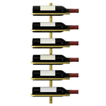 Metal Wall-Mounted Floating Wine Rack