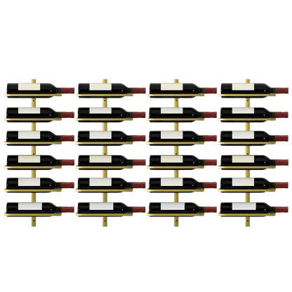 Metal Wall-Mounted Floating Wine Rack