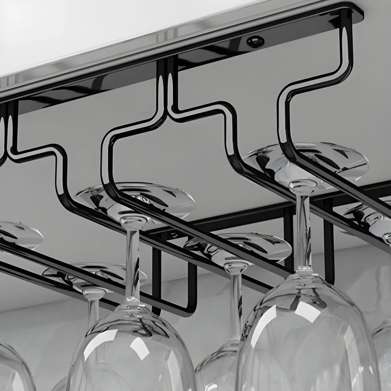Metal Hanging Wine Glass Rack