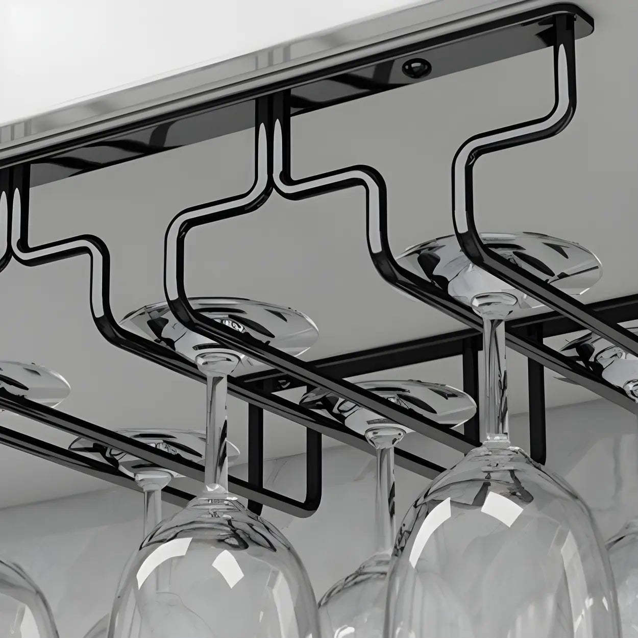 Metal Hanging Wine Glass Rack
