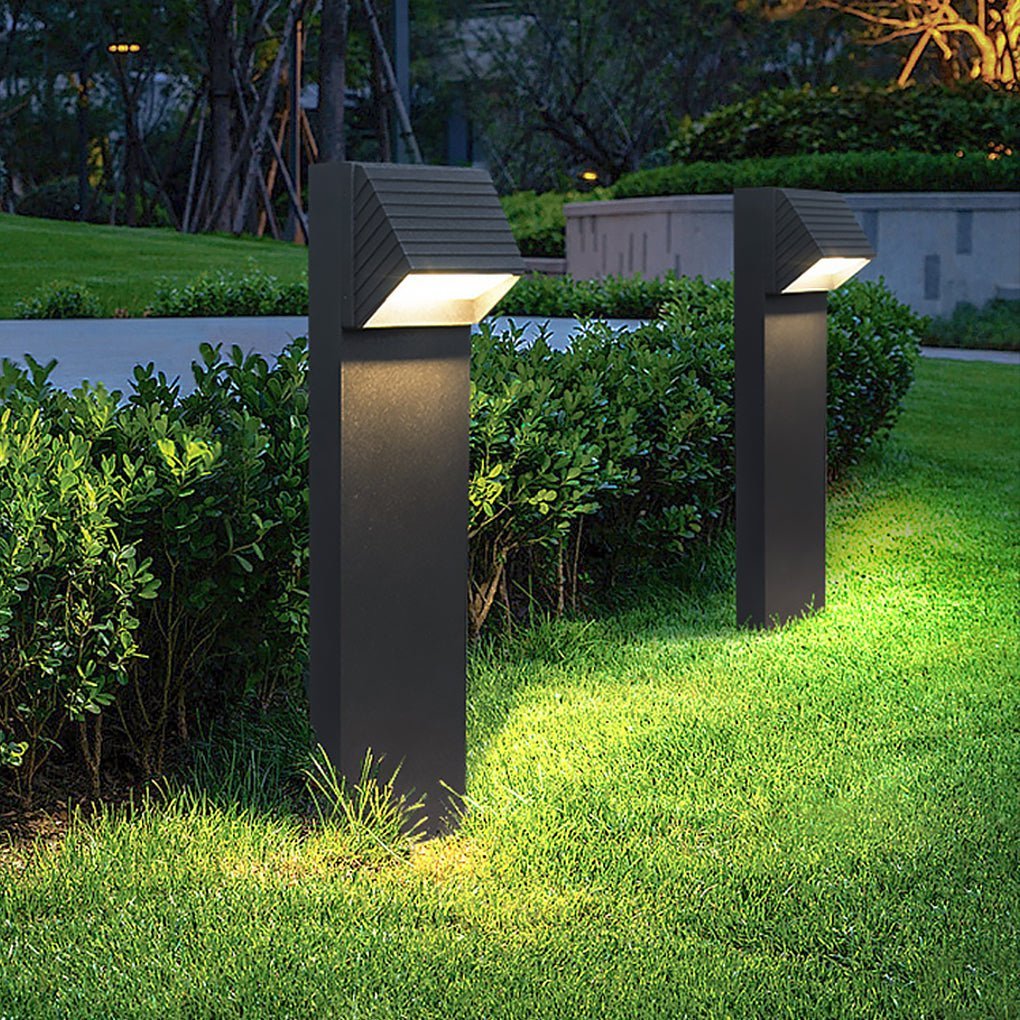 Minimalist Chic Outdoor Waterproof LED Lawn Light for Villa Courtyard Garden-Lighom