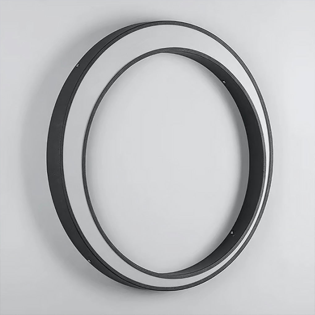 Circular Moon Led Waterproof Ip65 Modern Outdoor Wall Lights Wall Lamp-Lighom