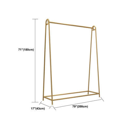 Minimalist Gold Metal A-Shaped Coat Rack