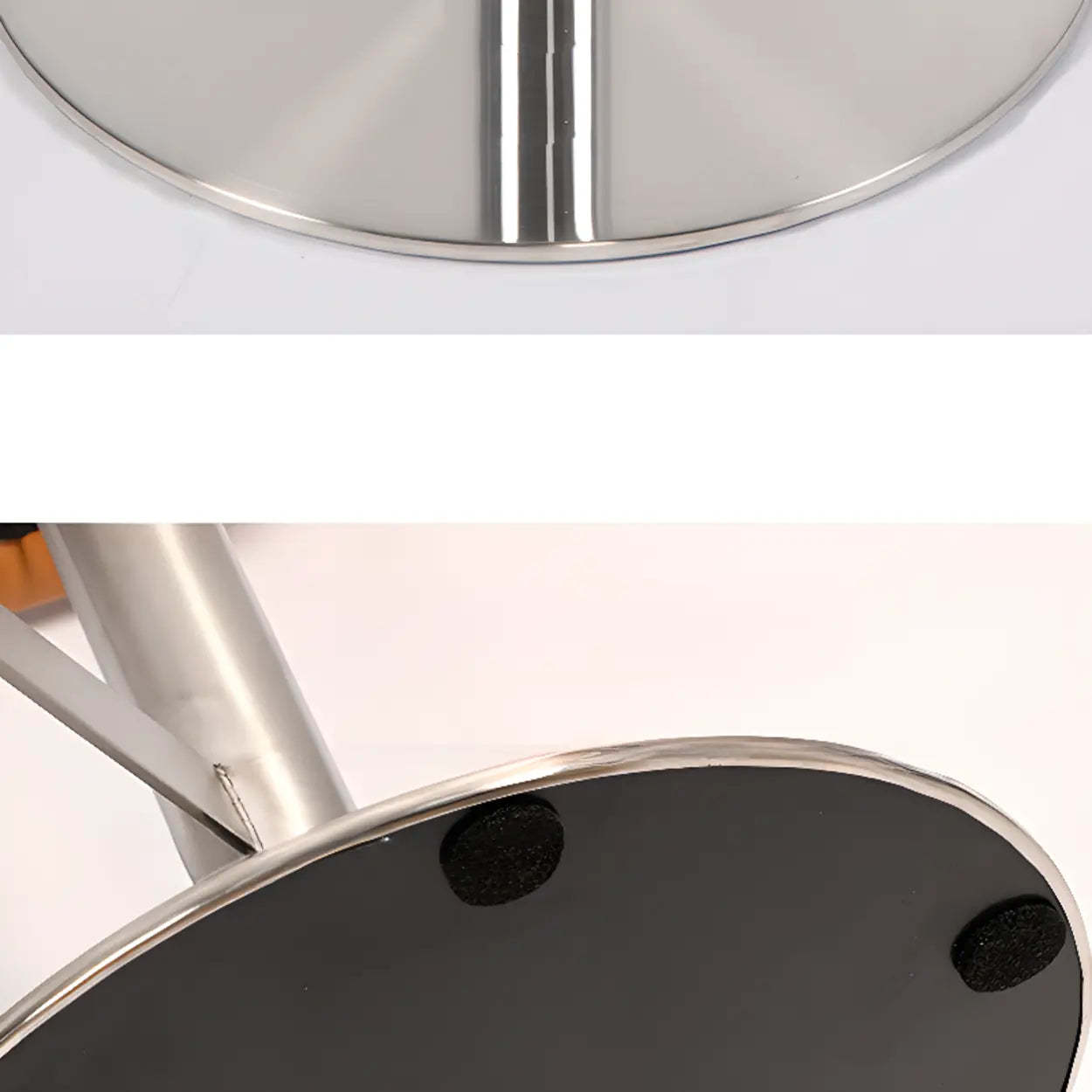Minimalist Gray Rotatable Barrel Seat Bar Stool