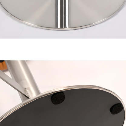 Minimalist Gray Rotatable Barrel Seat Bar Stool