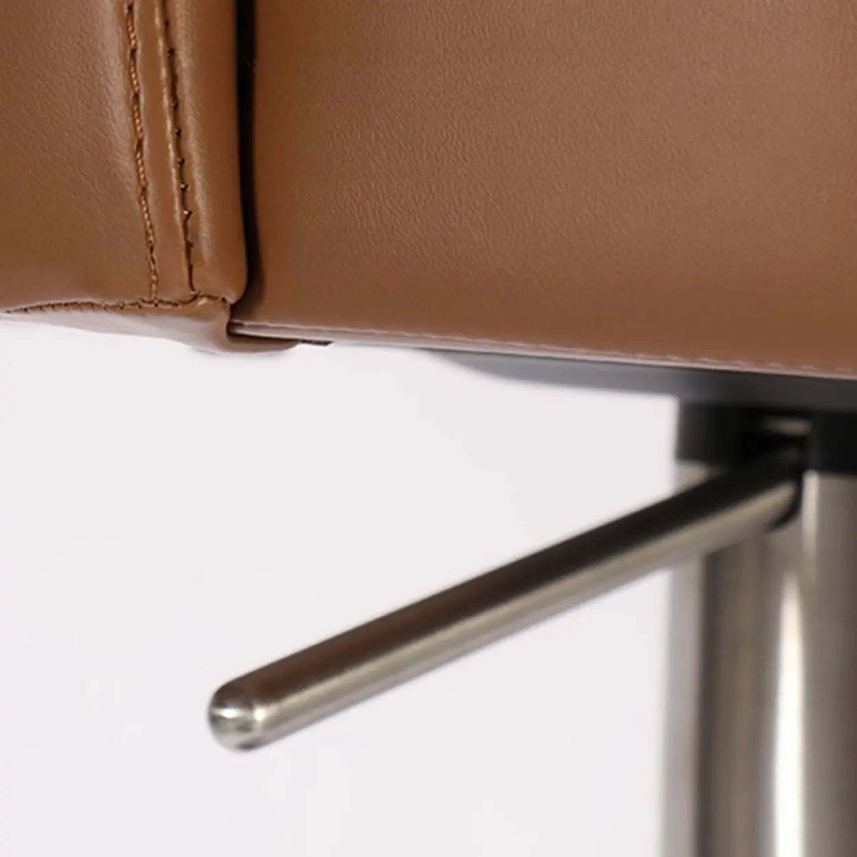 Minimalist Gray Rotatable Barrel Seat Bar Stool