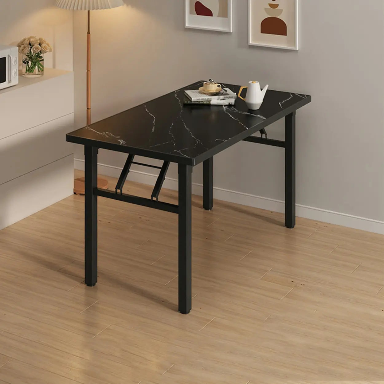 Modern Rectangular Folding Dining Table