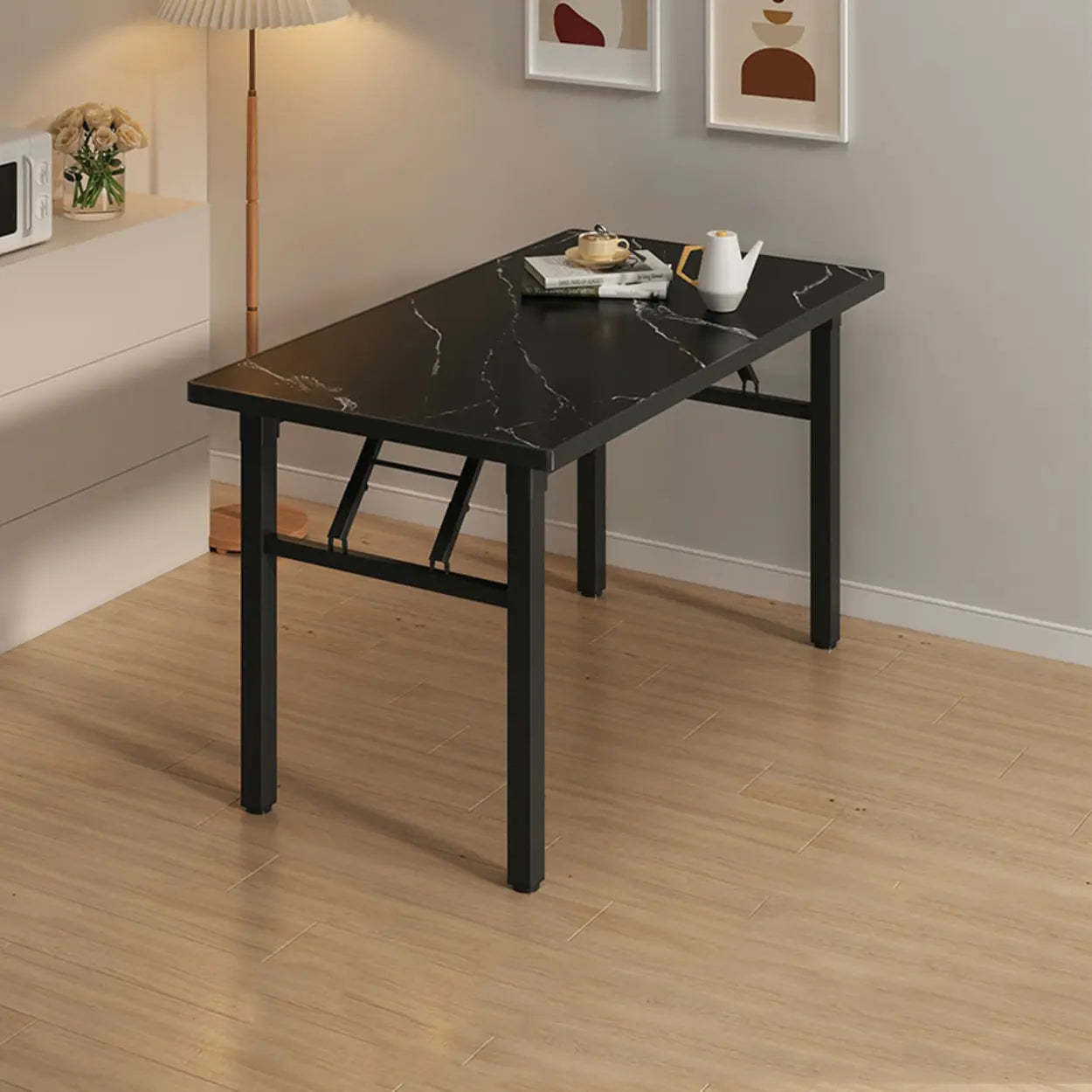 Modern Rectangular Folding Dining Table