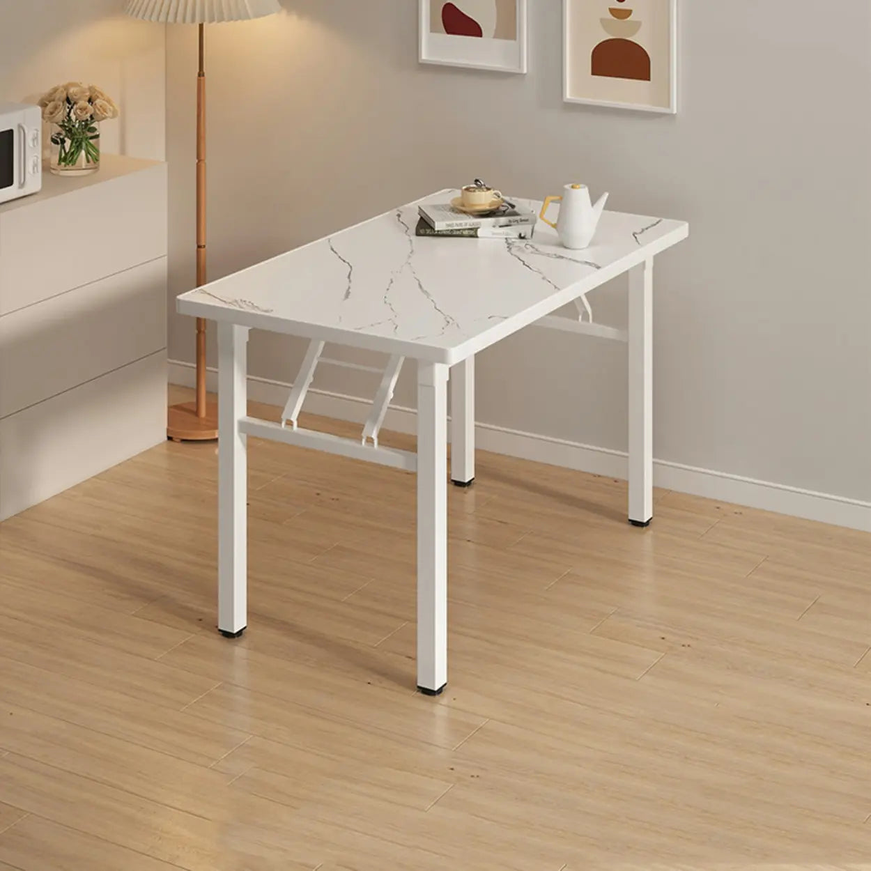 Modern Rectangular Folding Dining Table