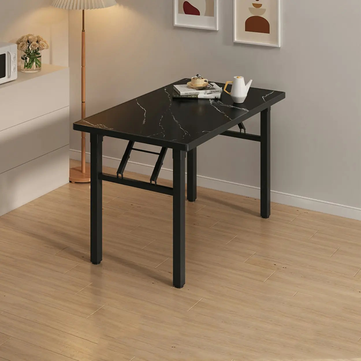 Modern Rectangular Folding Dining Table