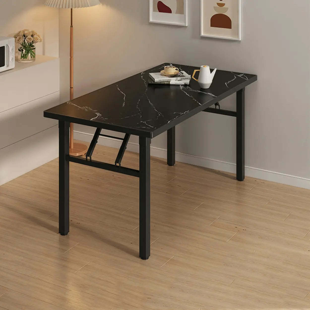 Modern Rectangular Folding Dining Table
