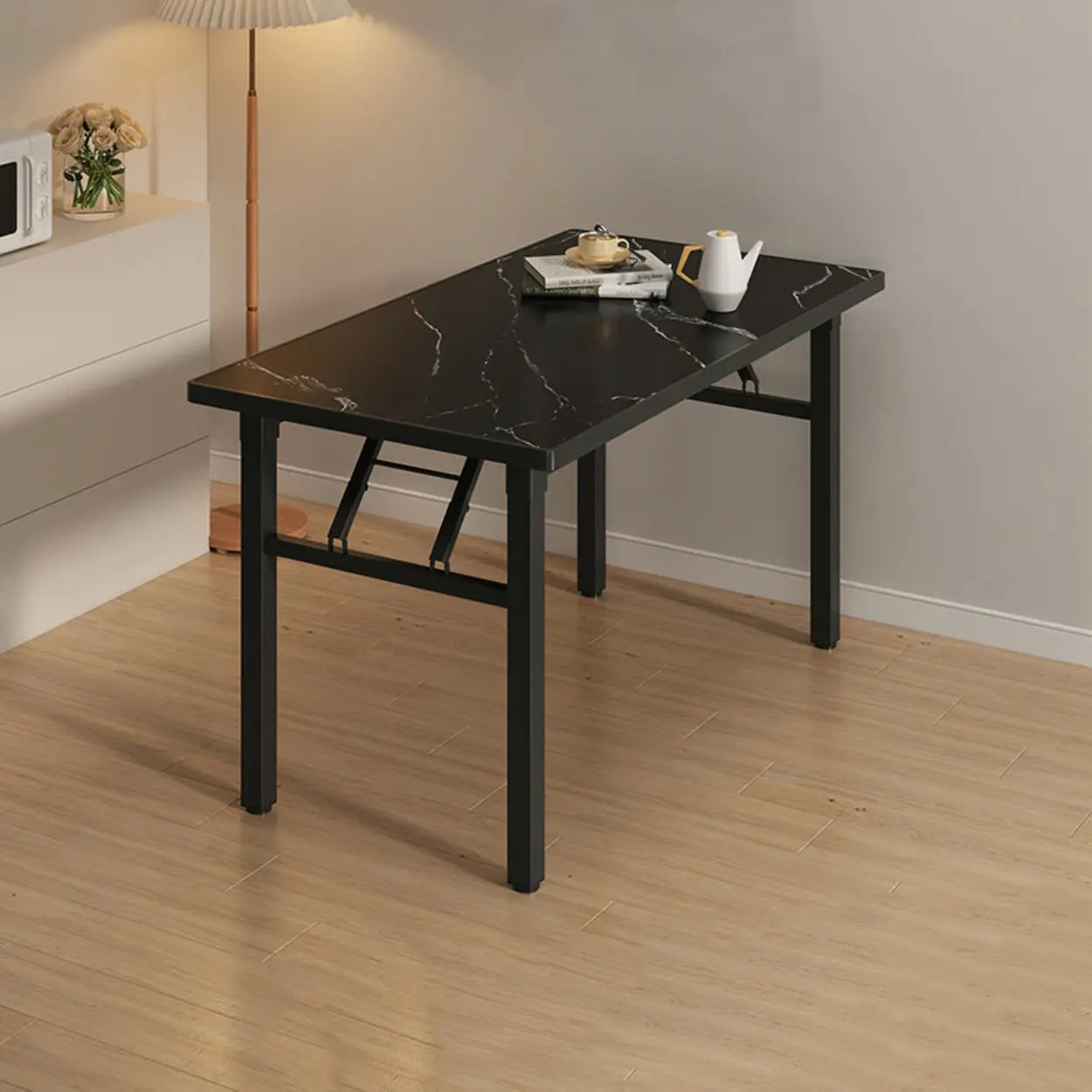 Modern Rectangular Folding Dining Table