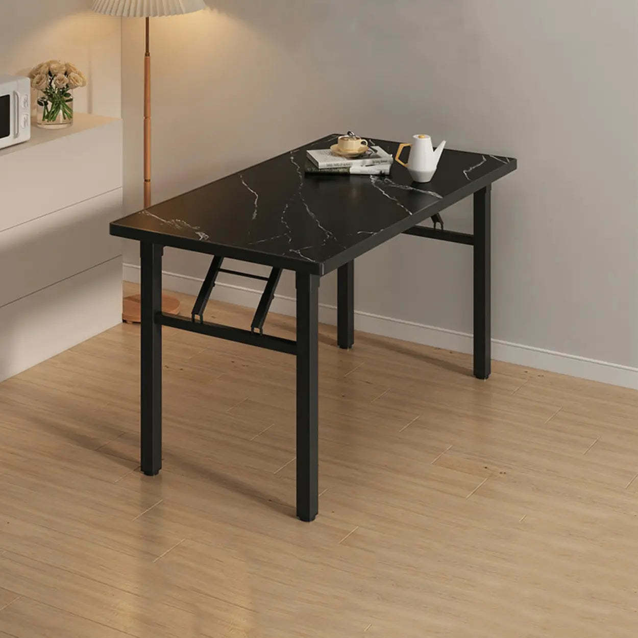 Modern Rectangular Folding Dining Table