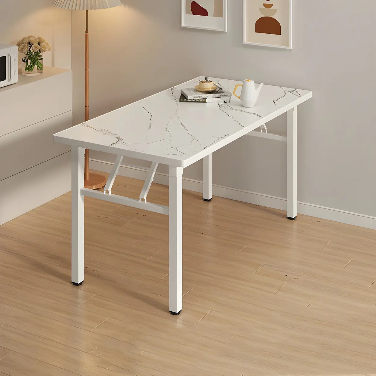 Modern Rectangular Folding Dining Table