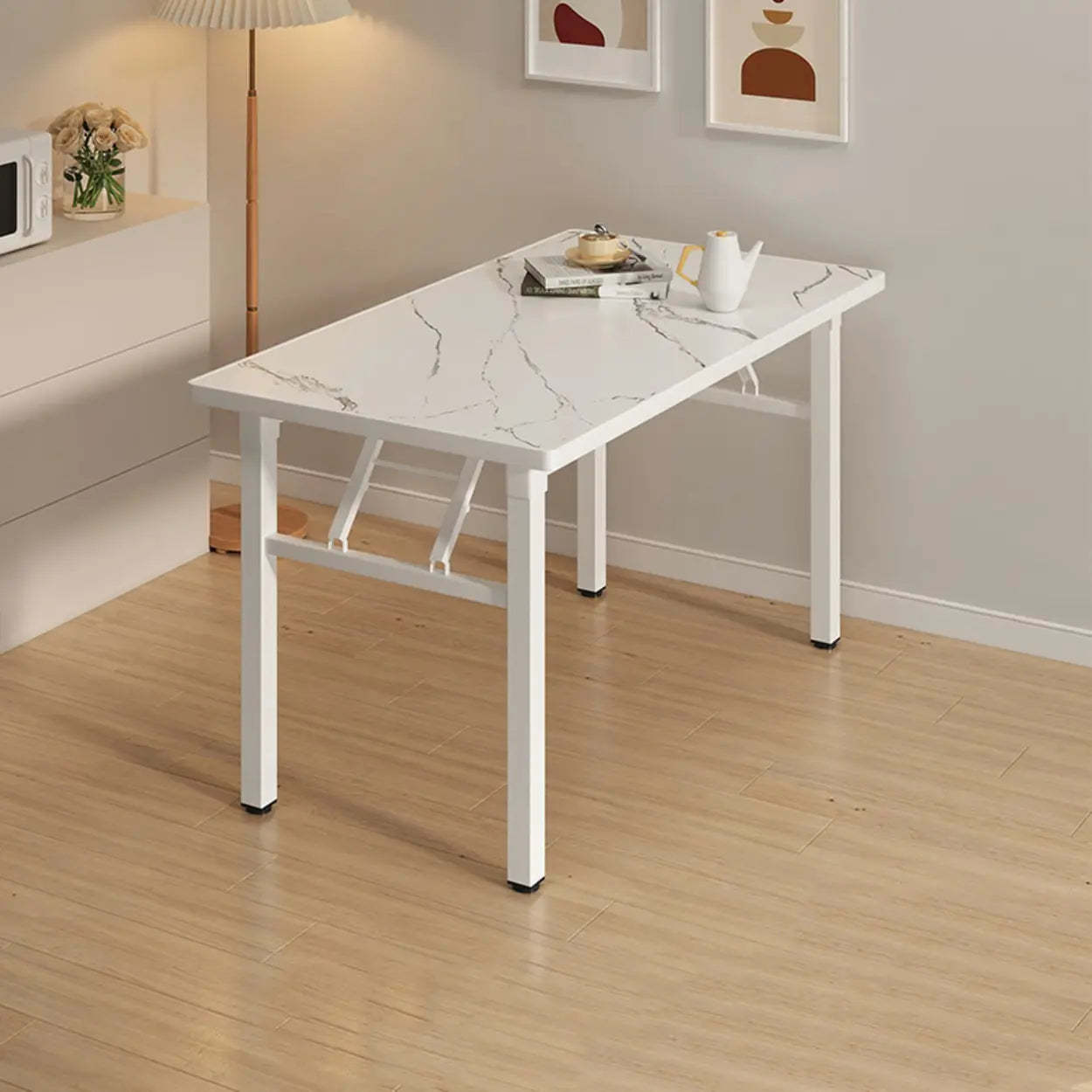 Modern Rectangular Folding Dining Table