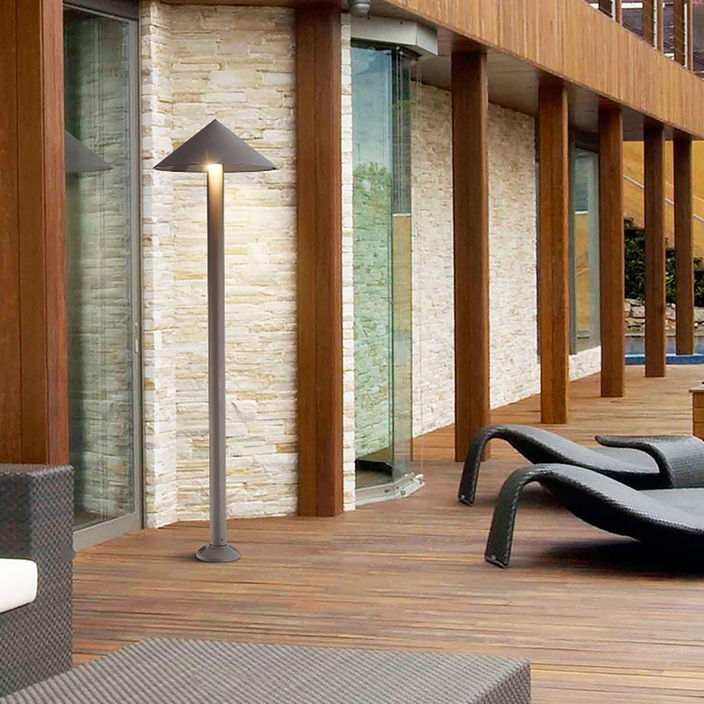 Minimalist Modern Waterproof High Pole Post Light for Landscape Garden Road-Lighom
