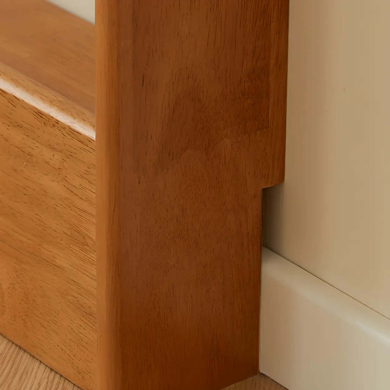 Minimalist Wooden Vertical Kids Bookshelf