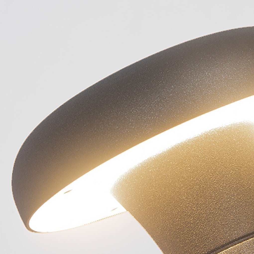 Minimalist Mushroom Integrated LED Outdoor Garden Lawn Landscape Path Lights-Lighom