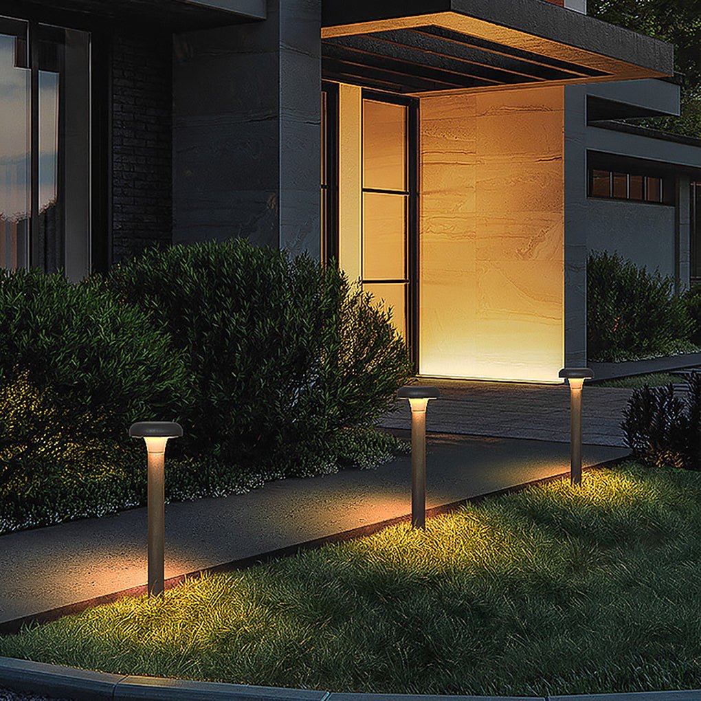 Minimalist Mushroom Integrated LED Outdoor Garden Lawn Landscape Path Lights-Lighom