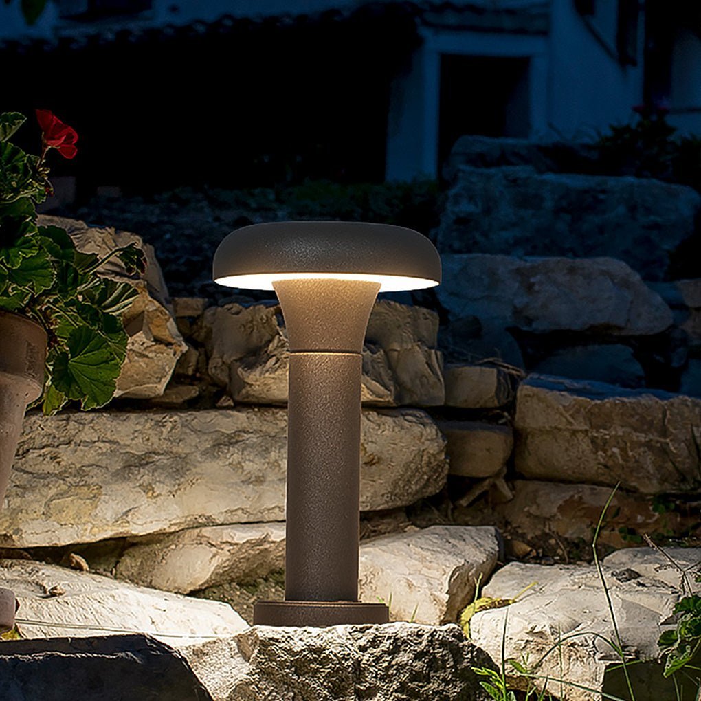 Minimalist Mushroom Integrated LED Outdoor Garden Lawn Landscape Path Lights-Lighom
