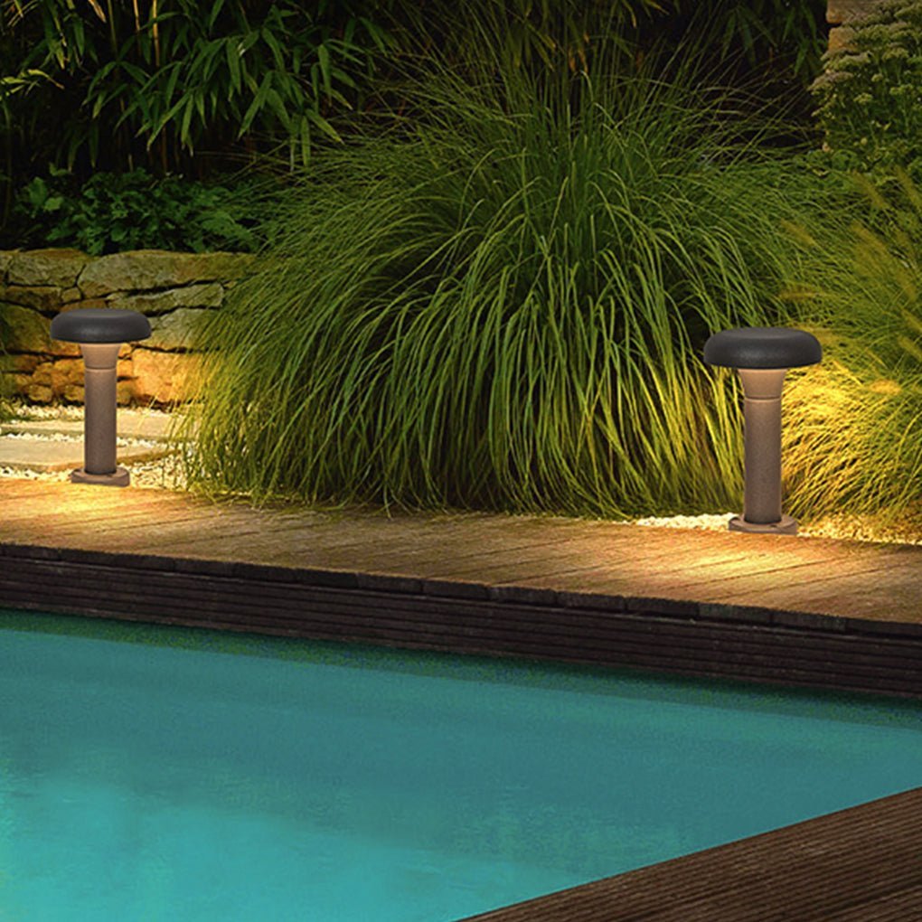 Minimalist Mushroom Integrated LED Outdoor Garden Lawn Landscape Path Lights-Lighom