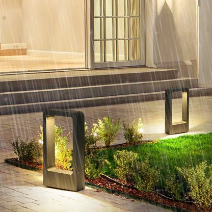 Rectangular COB LED Outdoor Path Lights - Minimalist, Durable & Waterproof-Lighom
