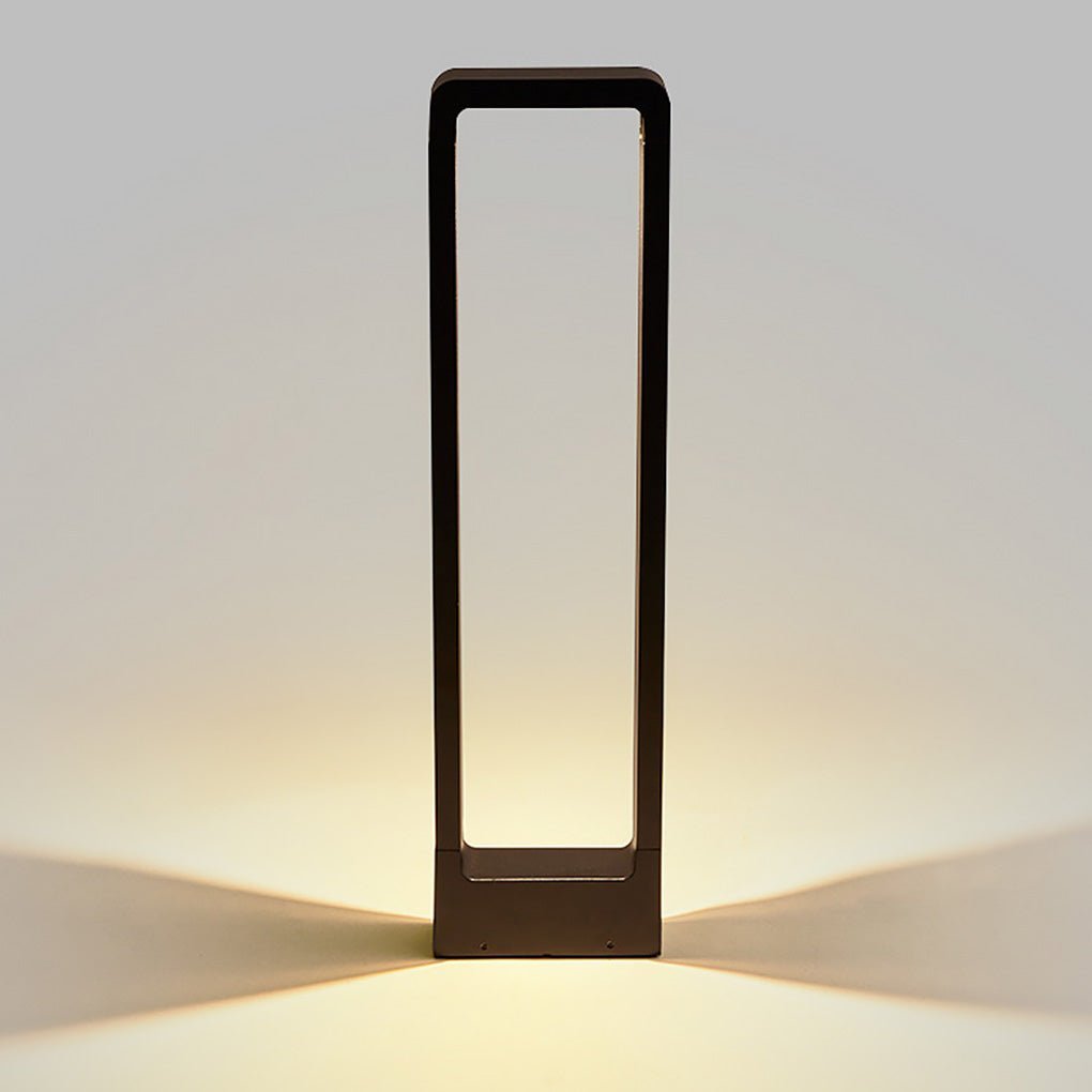 Rectangular COB LED Outdoor Path Lights - Minimalist, Durable & Waterproof-Lighom