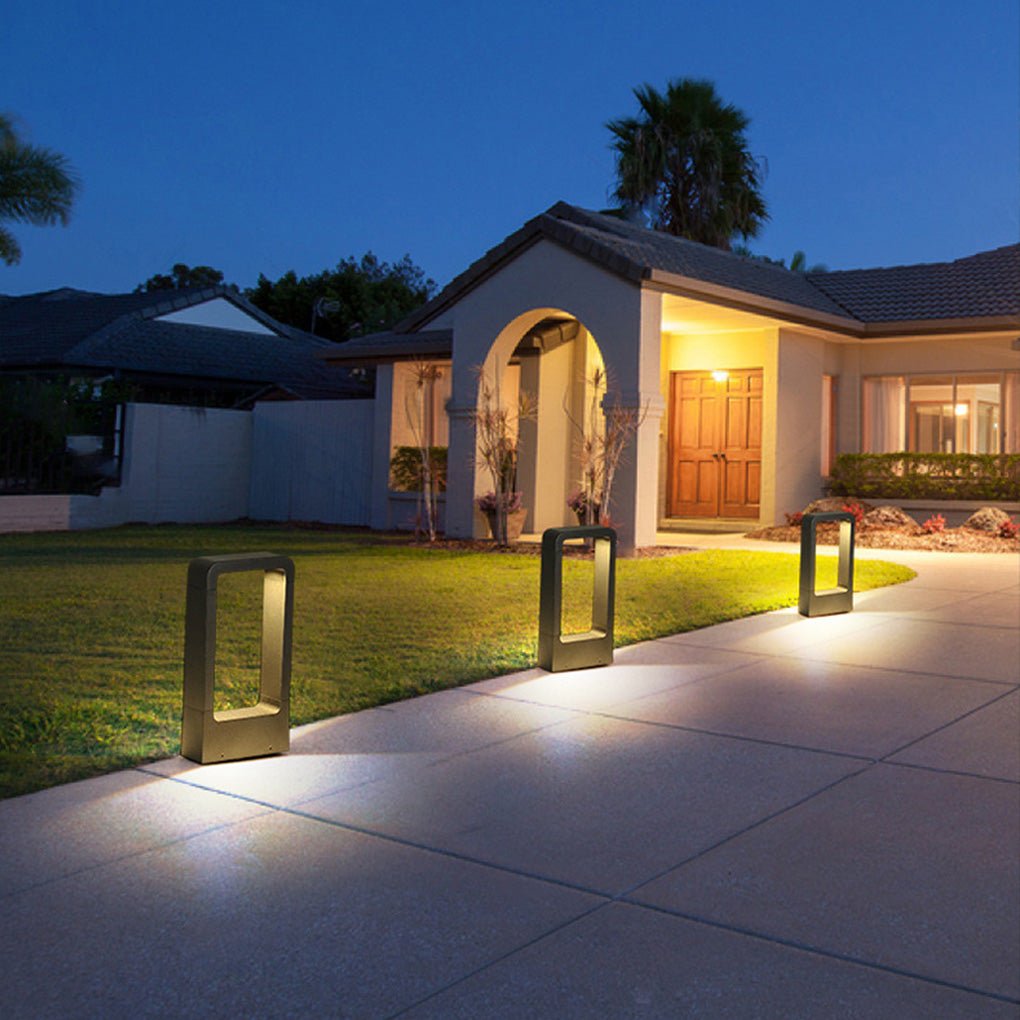 Rectangular COB LED Outdoor Path Lights - Minimalist, Durable & Waterproof-Lighom