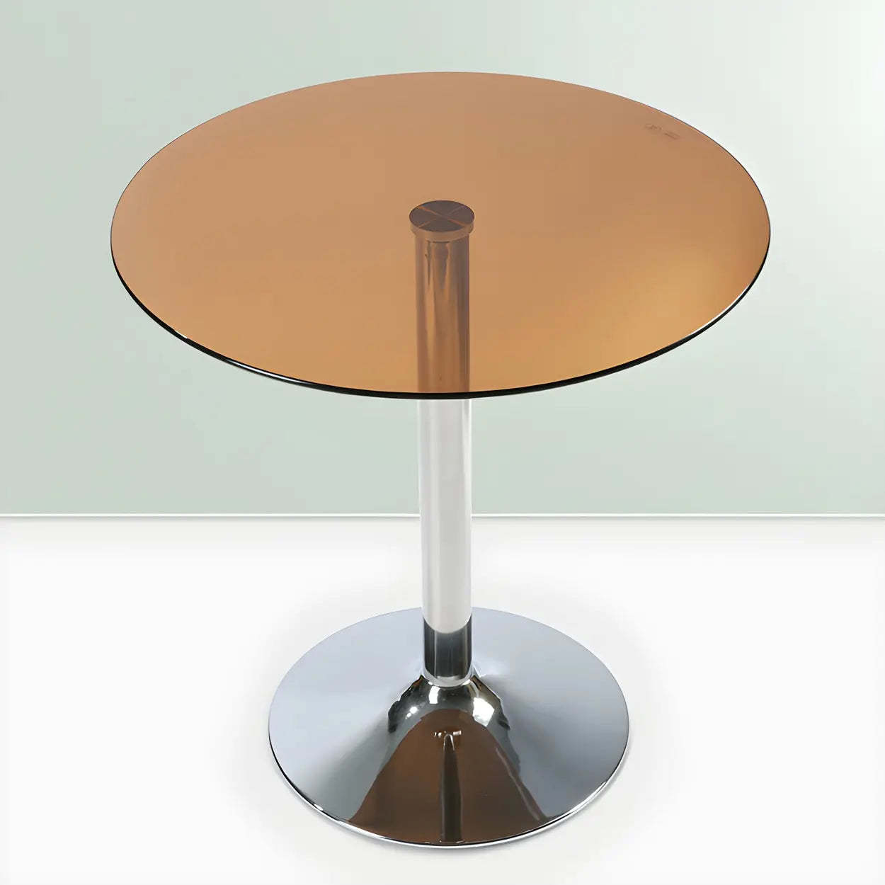 Black modern scratch-resistant round dining tables