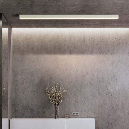 Minimalist Strip Stepless Dimming LED Modern Ceiling Light with Remote Control-Lighom