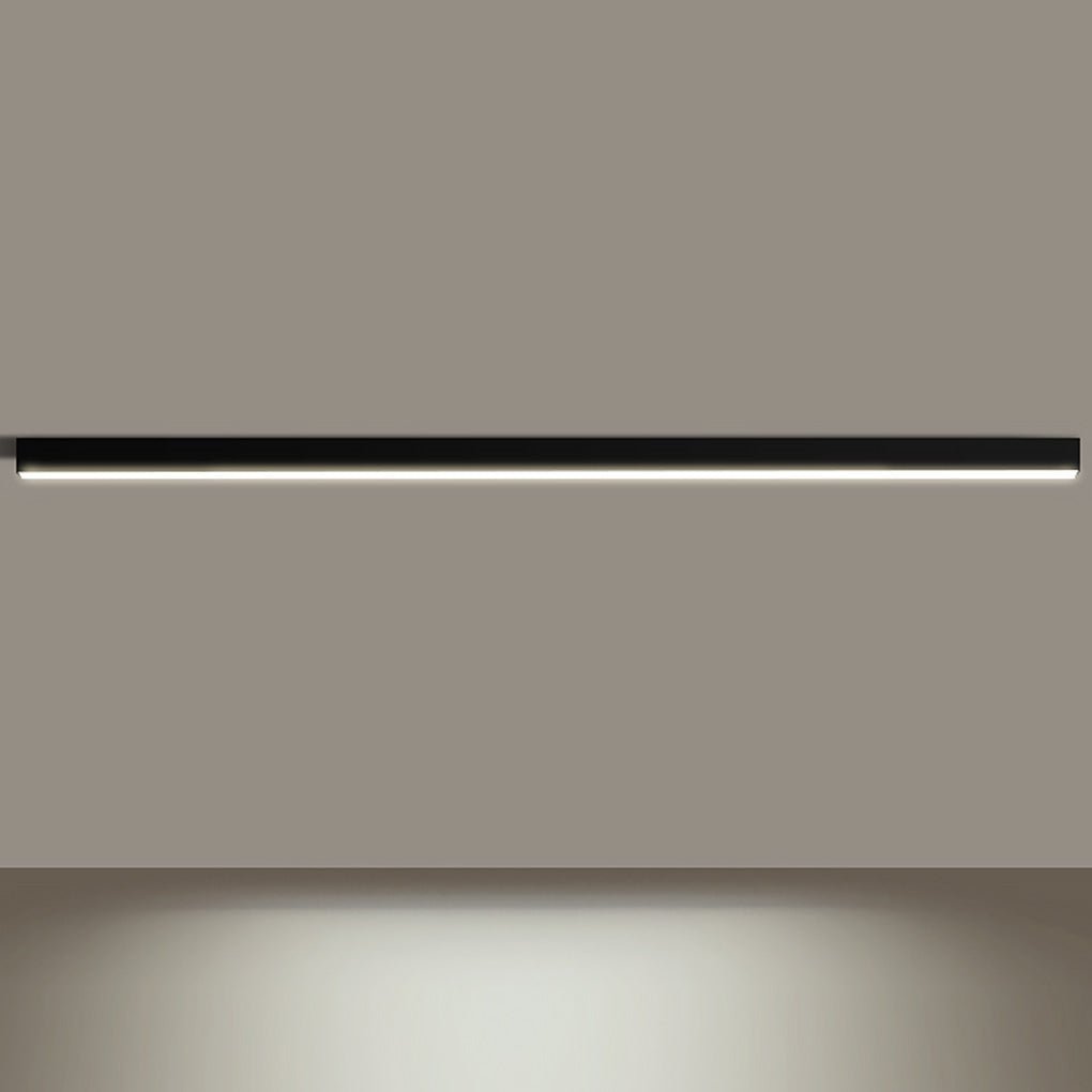 Minimalist Strip Stepless Dimming LED Modern Ceiling Light with Remote Control-Lighom