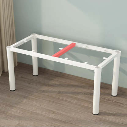 Minimalist White Wood Double Writing Desk