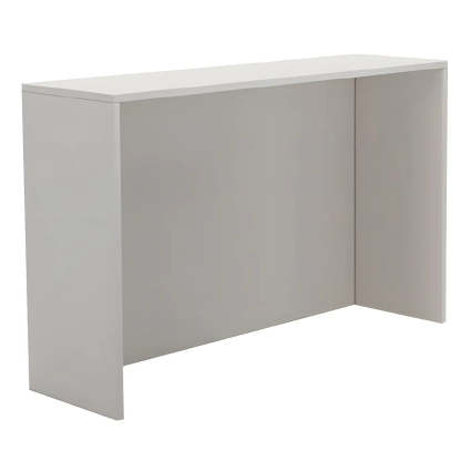 Minimalist White Wood Living Room Bar Table